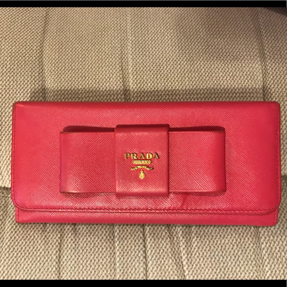 Authentic Prada Saffiano Wallet
